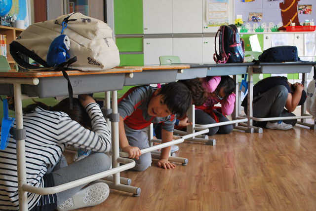 [한전초] ♣ 민방(소방)대피 훈련 ♣ 사진